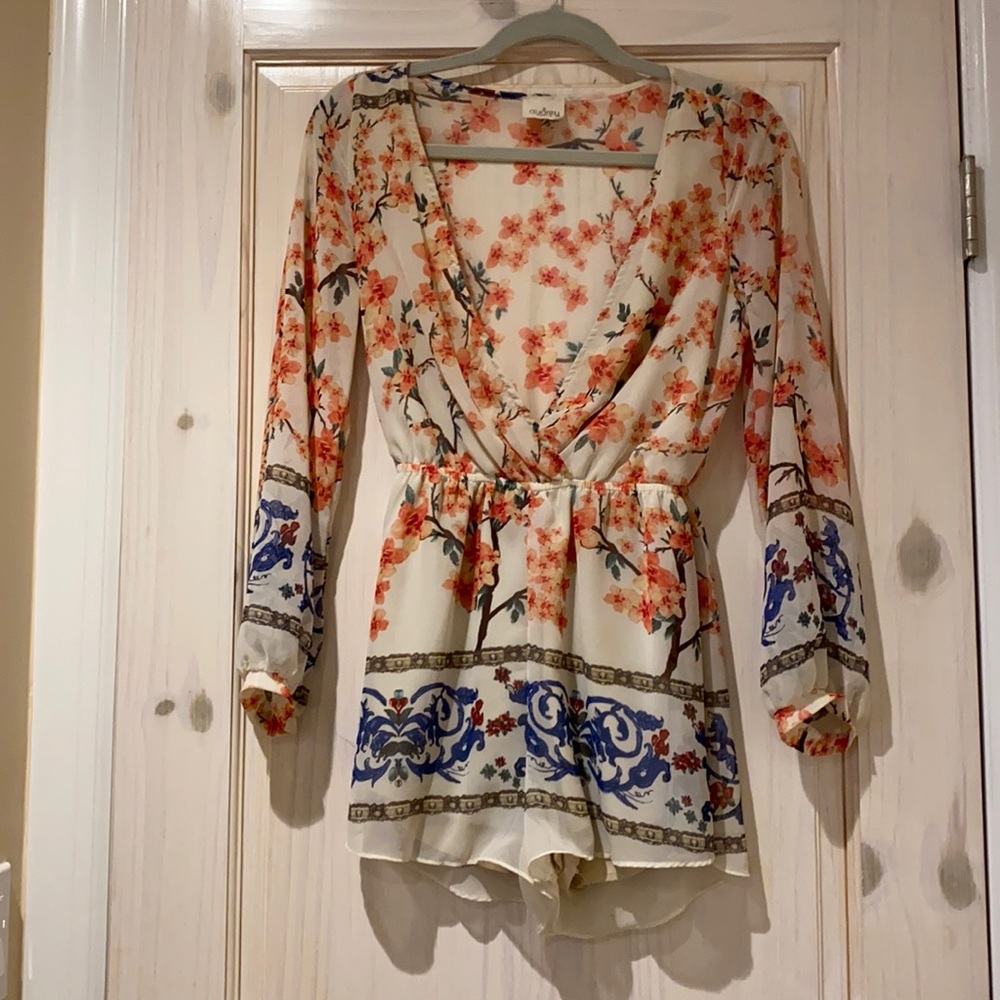 Audrey- long sleeve romper